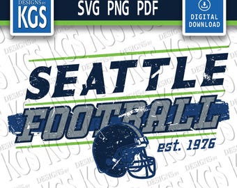 Seattle! | Seahawks Football! |  Full Color Design | Cricut Ready (Digital Download)