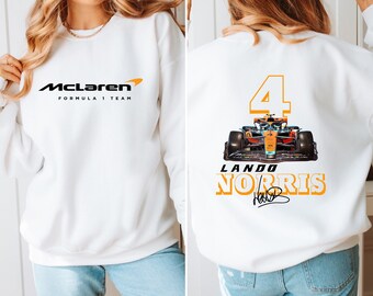 Lando Norris Formula One Sweatshirt – Hoodie – T-Shirt - Onesie | F1 Fan | Lando Norris 4 | F1 Front and Back Design