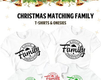 Personalised Family Matching T-Shirts & Onesies | Christmas T-Shirts | Family T-Shirts | Christmas Memories