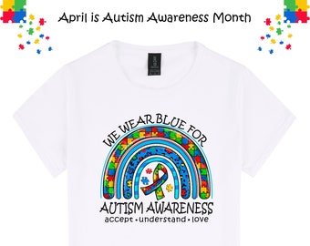 Autism Awareness T-Shirt | Onesie | Acceptance | Autism Spectrum | SpreadLove | Autism T-Shirt | April Month of Autism | School T-Shirt