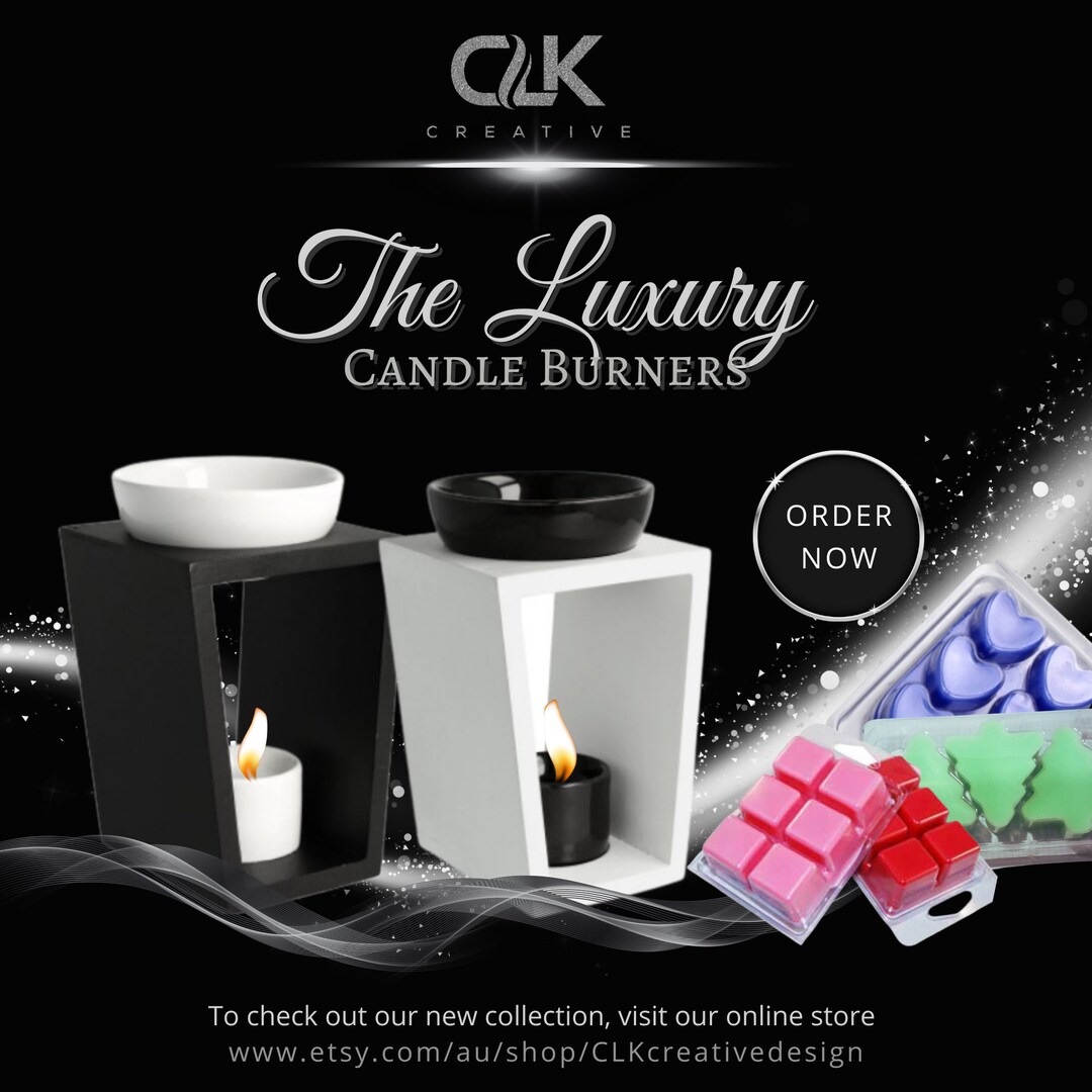 Luxury Candle Burners Create Your Own Free Candle Melts Etsy Australia