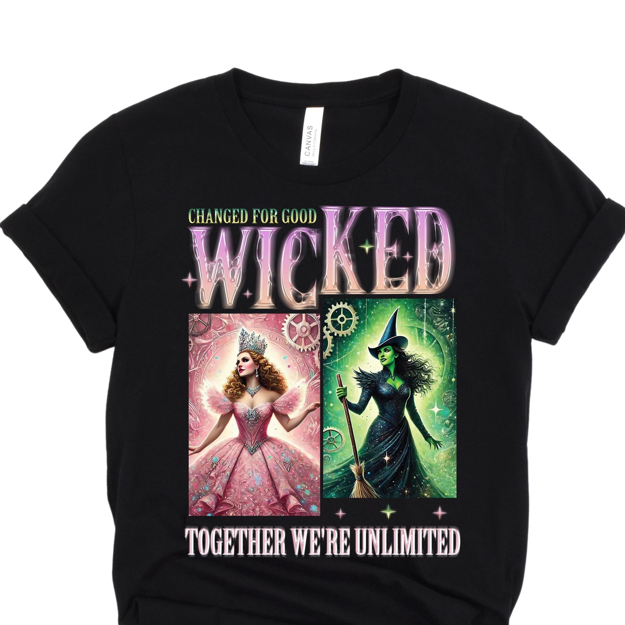 Wicked T-shirt | Elphaba and Glinda Inspired T-shirt | Wicked Movie T ...