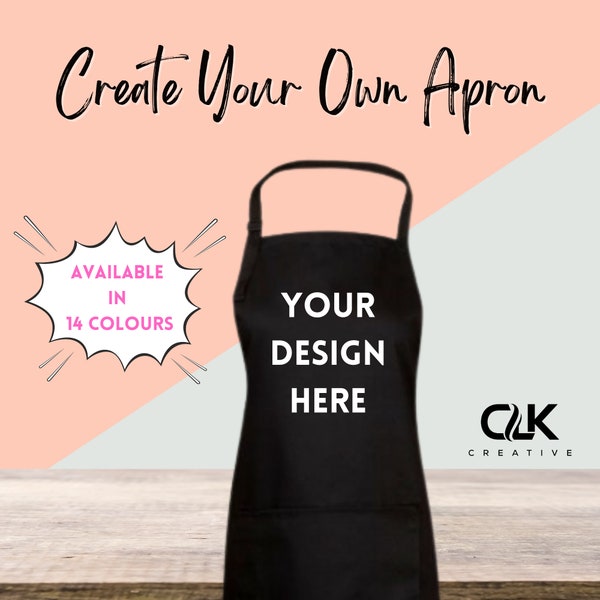 Personalised Apron | Gift for him - her | Gift for chef - Cook | Gift for Mum - Dad - Family - Friends | Bbq’s - Gift for any occasion!