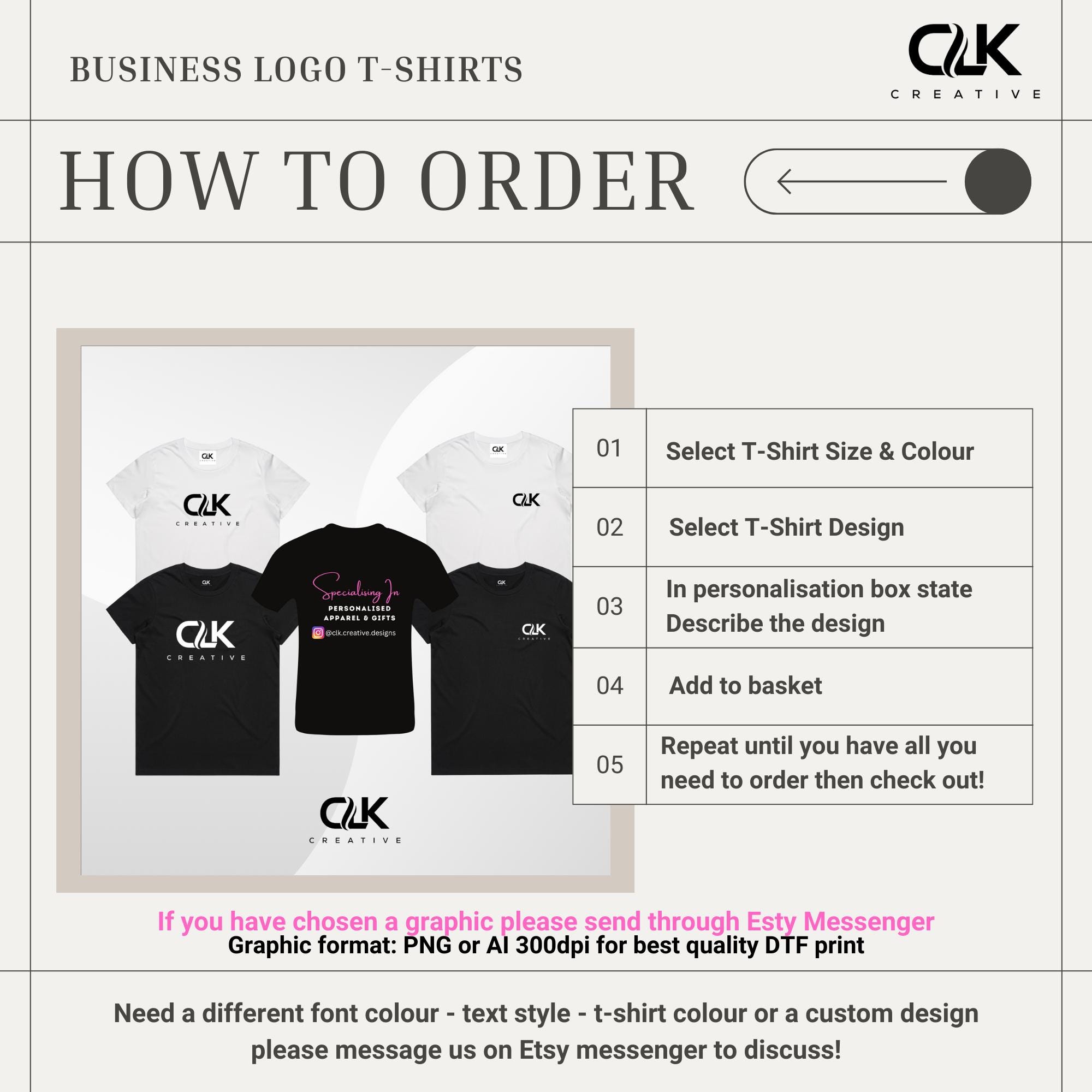Personalised Business Logo T-shirt | Custom Made