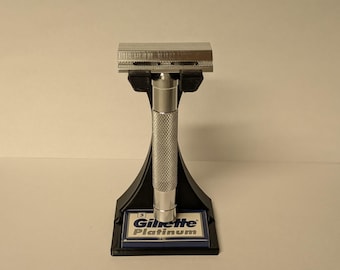 Keystone GL1 Double Edge Safety Razor with stand