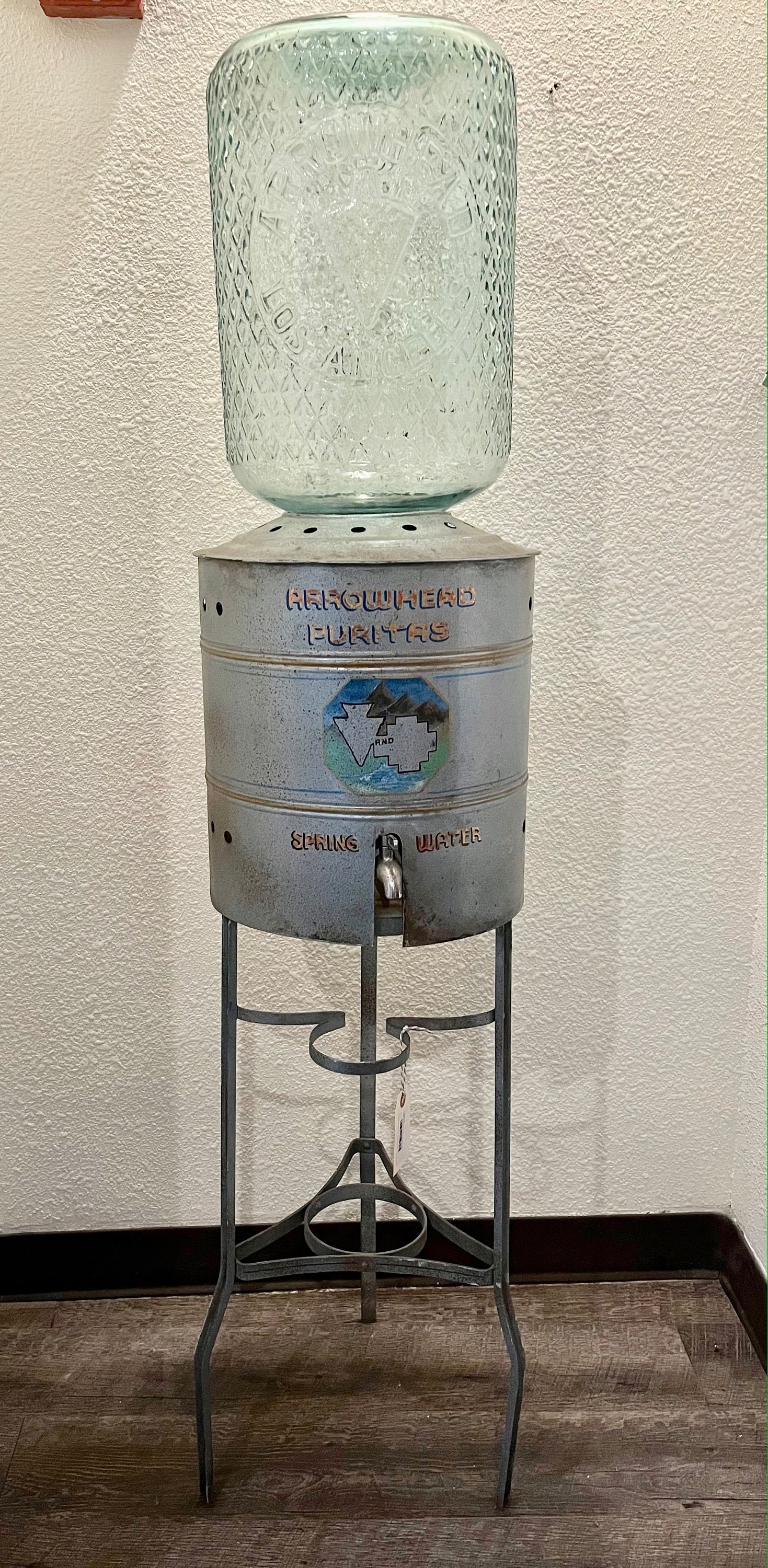1930s Vintage Arrowhead Puritas Office Water Cooler Etsy