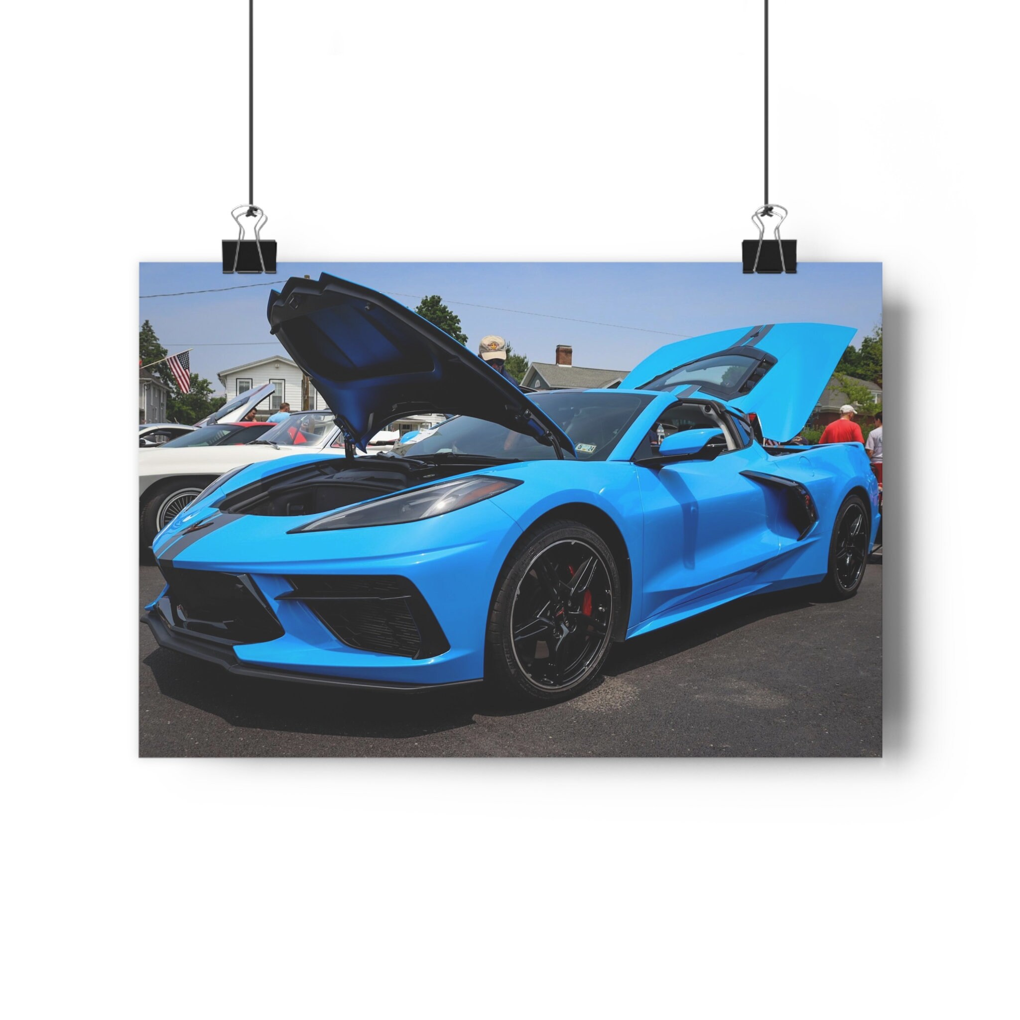 CHEVROLET CORVETTE STINGRAY Z51 GICLEE CANVAS ART PRINT POSTER main image 0