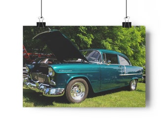 1955 Chevrolet Bel Air Giclée  Print, Classic Car Print, Car Photography, Photography Print, Fine Art Print