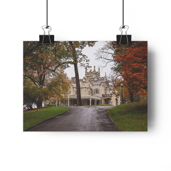 Walk up to Lyndhurst Mansion Giclée  Print, Photography Prints, Fine Art Print, Sleepy Hollow, New York