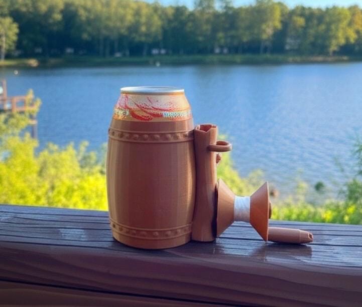 Angelrute Koozie / Spezialität Dose Koozie / Geschenk für Ihn / Knebelgeschenk / Geschenke für Männer / Angelzubehör / Angelzubehör / Angelzubehör / Angelzubehör / Angelzubehör