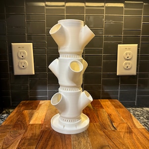 Mini Modular Hydrokultur Turm / Hydrokultur Garten / Tischpflanzen / Küchenpflanzen / Pflanzgefäß / Hängepflanzen / Modulares Pflanzensystem