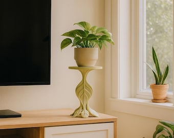 Falling Leaves Plant Stand - 3D Printed PLA Decor