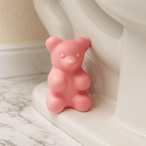 Gummy Bear Toilet buddy - Toilet bolt cover - Toilet nut cover - toilet accessories - bathroom decor - cute bathroom decor - Toilet buddy
