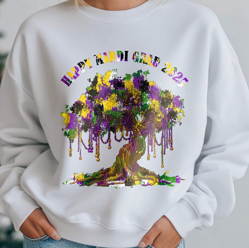 Mardi Gras 2025 Sublimation Design Digital File Happy Mardi Gras Vibes