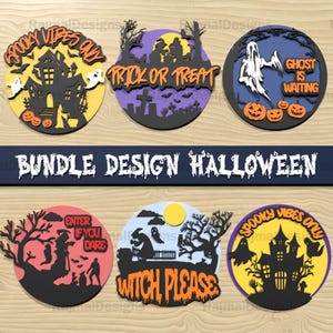 Halloween Laser Cut File, Svg, Glowforge Halloween Designs, Digital File