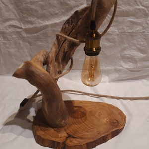 ivy wood lamp