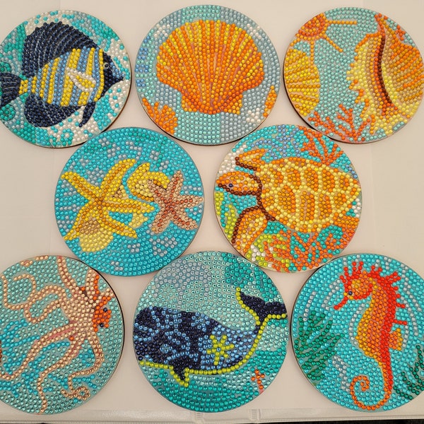 Diamond Dotz Coasters Etsy