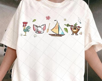 Personaje de Disney Moana PNG, Moana PNG, Cerdo Pua y Hei Hei PNG, Moana PNG, Camiseta de Moana PNG, Descarga instantánea, Archivo digital, Solo PNG