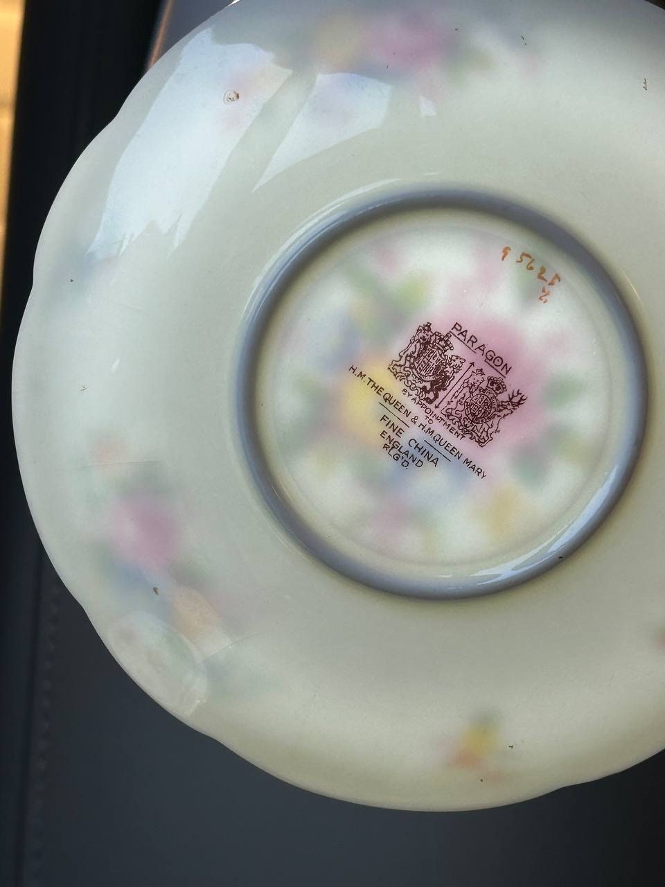 Set of 2 PARAGON Fine Bone China Her Majesty the Queen Teacup