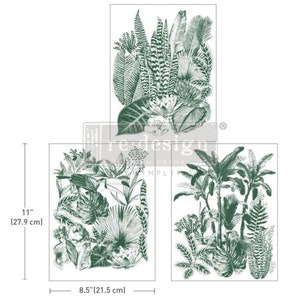 Green Foliage Middy Transfer by Redesign with Prima