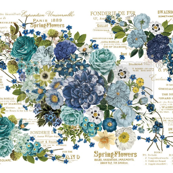 Redesign with Prima Cosmic Roses Decorative Transfer