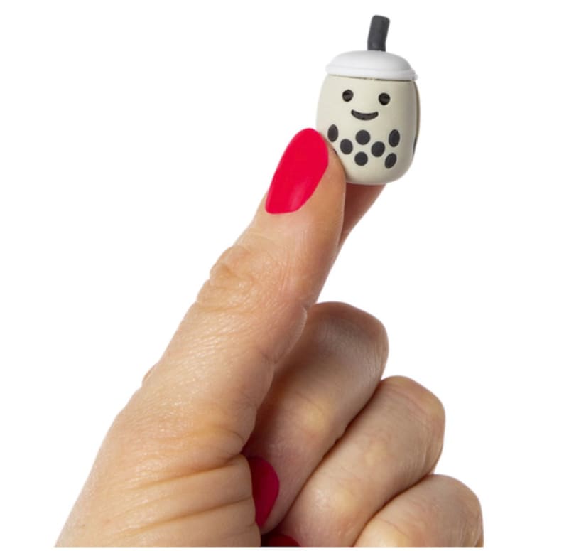 3D Boba Tea Eraser Set of 5 With Gifts /cute Erasers, Cute Erasers