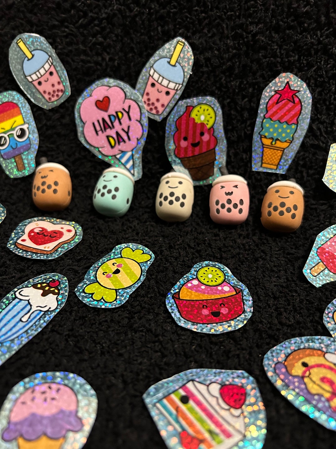 3D Boba Tea Eraser Set of 5 With Gifts /cute Erasers, Cute Erasers