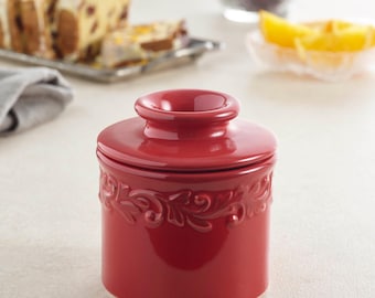 Rouge Antique Butter Bell® Crock – Burriera in ceramica francese di L. Tremain