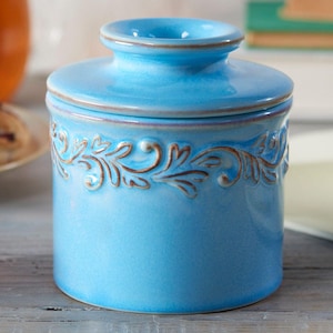 Bleu Clair Antique Butter Bell® Crock – Light Blue Ceramic