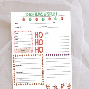 Want, Need, Read, Wear Christmas Wishlist for Kids