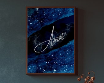 Azriel ACOTAR Fanart Printable Bookish Gift, Wall Art, Booktok, Book Lover Gift, Illyrian, ACOMAF, ACOWAR, Night Court