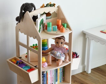 Toy and Book Storage: Dollhouse Collection