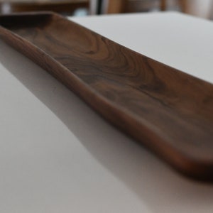 Large Dough Bowl Walnut Long Charcuterie Board Cherry Doughbowl Large Centerpiece