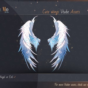 Cute Vtuber Fantasy Wings / Vtuber Asset / Vtuber stream decoration / digital download