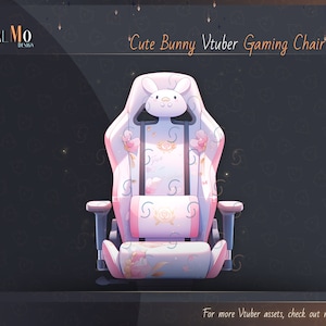 Cute Vtuber Fantasy Gaming Chair / Vtuber Asset / Vtuber stream decoration / digital download