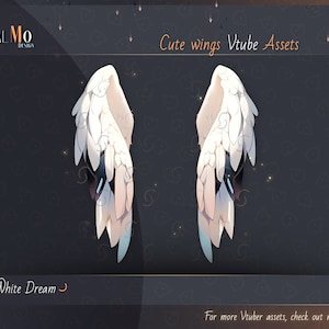 Cute Vtuber Fantasy Wings / Vtuber Asset / Vtuber stream decoration / digital download