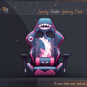 Cute Vtuber Fantasy Gaming Chair / Vtuber Asset / Vtuber stream decoration / digital download