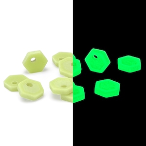 GlowDaddy HyperGlow GREEN GLOW FINDERS Glow In The Dark Markers, Keychain Fob, Camping Gear, Emergency, survival tag pendant bag charm