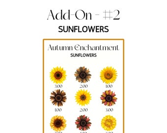 Sunflower Autumn Savings Challenge Box Add-On #2 (Printable PDF)