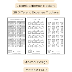 Printable Month Ahead Tracker|Savings Challenge|Month Ahead Savings Challenge Bundle|Cash Budgeting|Dashboard|Set Of 29 A6 Sized Trackers