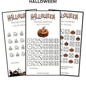 Printable Halloween Savings Challenge|Pumpkin|Cash Envelope System|Cash Budgeting|Cash Binder|Halloween|Minimal Savings Challenge|A6 Size