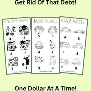 Printable Debt Month Ahead Savings Challenge Box|Month Ahead Fund|Cash Budgeting System|Dashboard|Roll and Save|Catch All Challenges