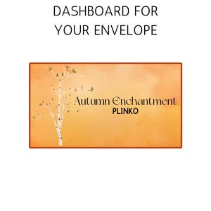 ADD ON #5 Printable Autumn Savings Challenge Box |Plinko Savings Challenge|Cash Game Challenge|Roll The Dice Game|Fall Savings Challenge Box image 2