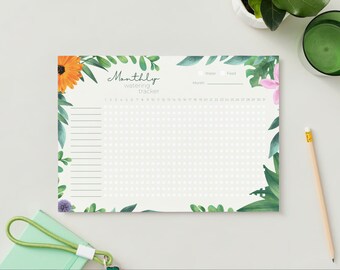 Zimmerpflanzen-Giekalender: Monatlicher Plan fr die monatliche  Pflanzenpflege (digitaler Download) - Etsy.de