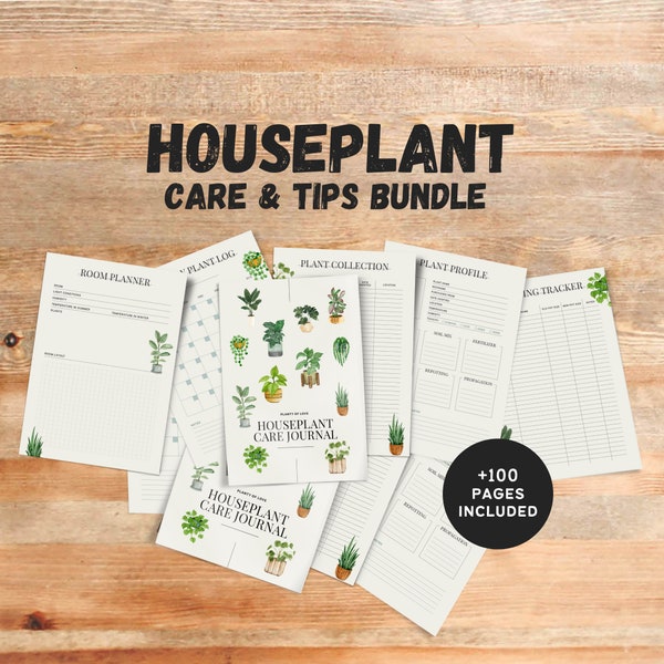 Plant Profile Card Plant Care Journal Printable Houseplants Planner Plant Care Cards Plant Labels Indoor Printable Plant Care Instructions