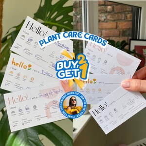 Pasaporte imprimible para plantas, tarjeta con instrucciones de cuidado en blanco para rellenar, para plantas de interior, regalo para cuidadores de plantas, para amantes de las plantas, tienda, papelería, negocios
