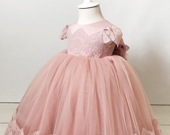 First Birthday Dress, Baby girl birthday dress, Baby Girl dress Special Occasion, First Birthday Dress, Birthday Dress Girls Blush Dress