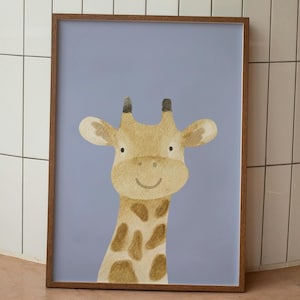 Giraffe Nursery Print | Giraffe Nursery Decor | Kids Room Wall Art | Nursery Wall Art | Nursery Prints | Safari Nursery Print | Boho Nursery