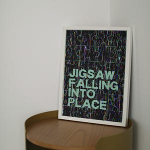 Jigsaw Falling Into Place Radiohead Poster Radiohead Poster