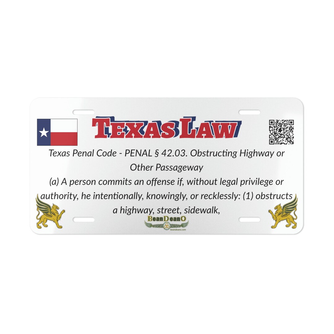 Texas License Plate, Vanity Plate, Beandeano, Laws, Sticker, Election